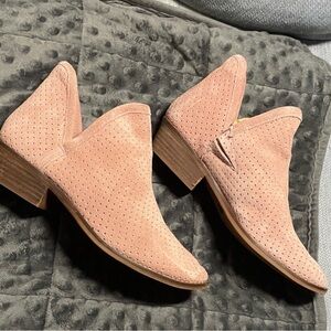 Lucky Brand Pink Ankle Booties